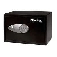 MasterLock Mittelgroer digitaler Safe mit Kombination - Schwarz - Grau - Zahlenschloss - Stahl - 350 mm - 270 mm - 220 mm