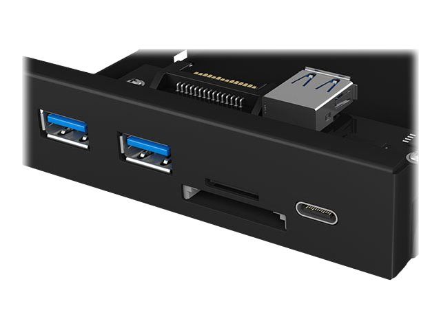 ICY BOX IB-HUB1417-i3 - Hub - 2 x SuperSpeed USB 3.0 + 1 x USB-C