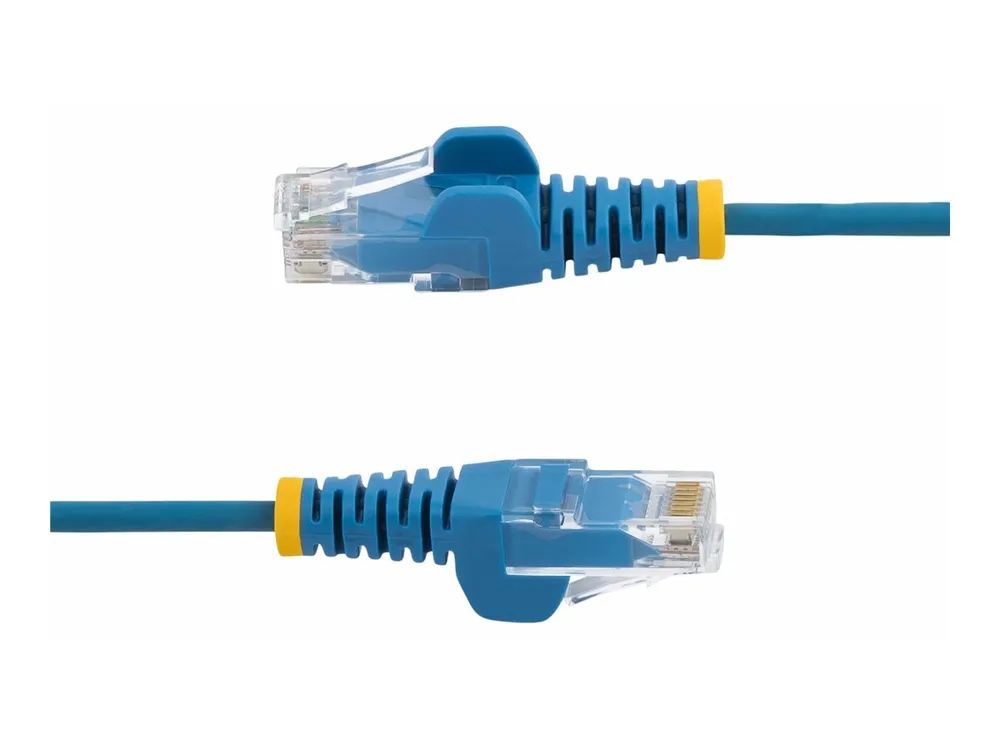 StarTech.com 15m Blue Slim CAT6 Ethernet Cable, Snagless, 28AWG, LSZH - Patch-Kabel - RJ-45 (M)