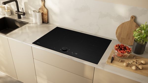 Neff Induktionskochfeld - 80 cm - Rahmenlos - Schwarz MATT Design