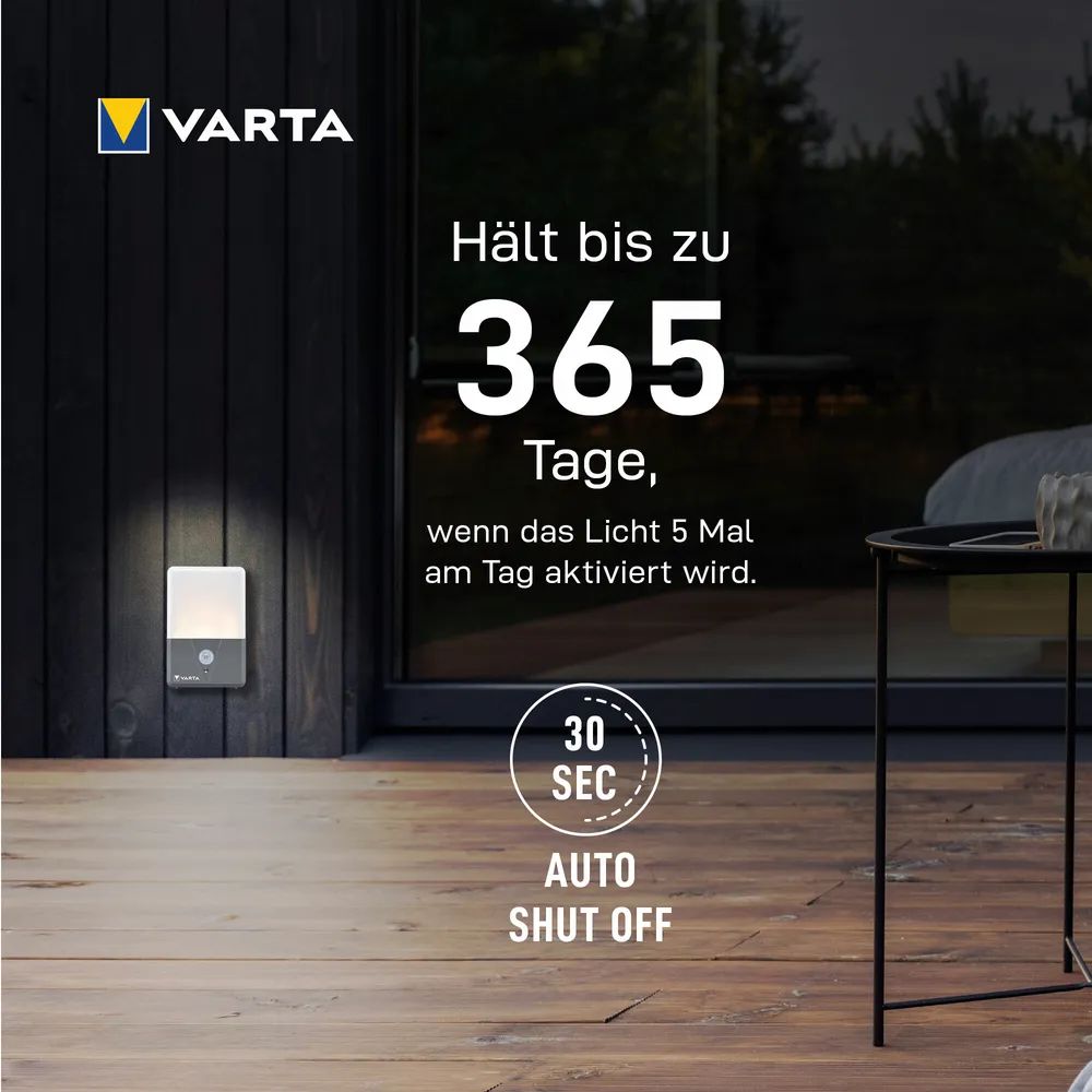 VARTA Motion Sensor Outdoor Light