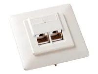 Equip Anschlussdose, Unterputz - CAT 5e - RJ-45 X 2