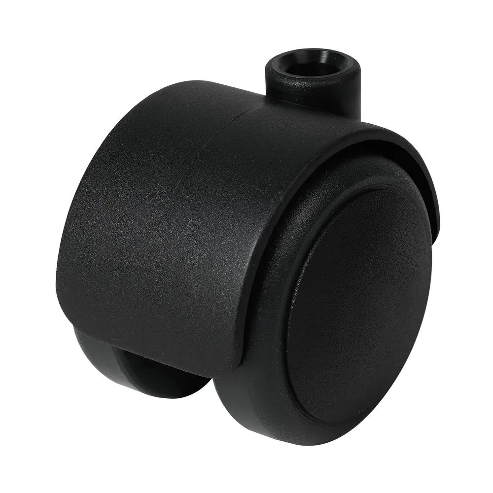 Maier H.C.GmbH Möbelrollen Doppel-Lenkrolle Duo weich Kunststoff 50 mm 50 kg schwarz