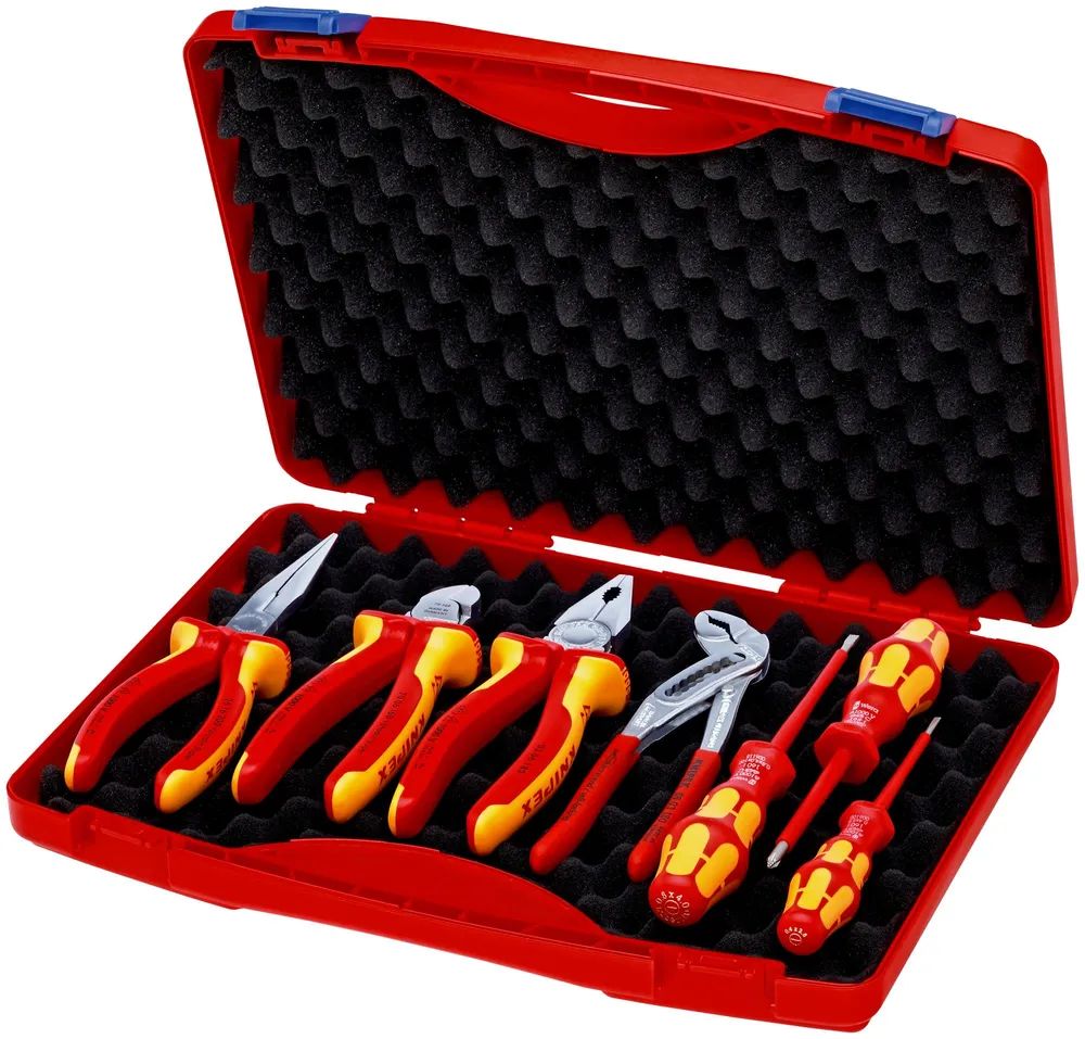 KNIPEX Werkzeug-Box "RED" Elektro Set 2 7-teilig 275 mm