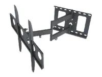 Techly Klammer - für LCD-Display - Schwarz - Bildschirmgröße: 58.4-139.7 cm (23"-55")