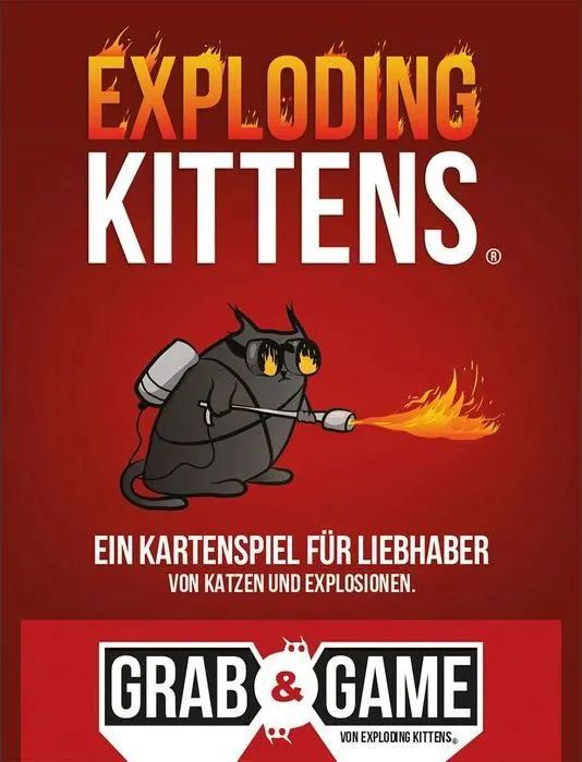 Asmodee GmbH Exploding Kittens Grab & Game