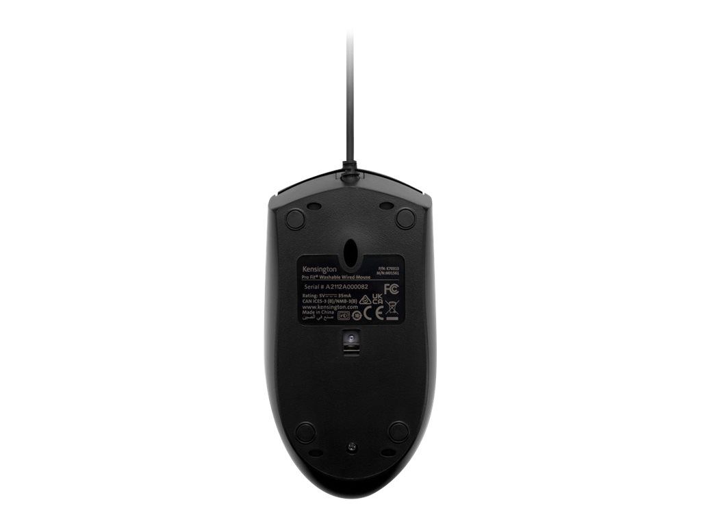 Kensington Pro Fit Washable Wired Mouse - Maus