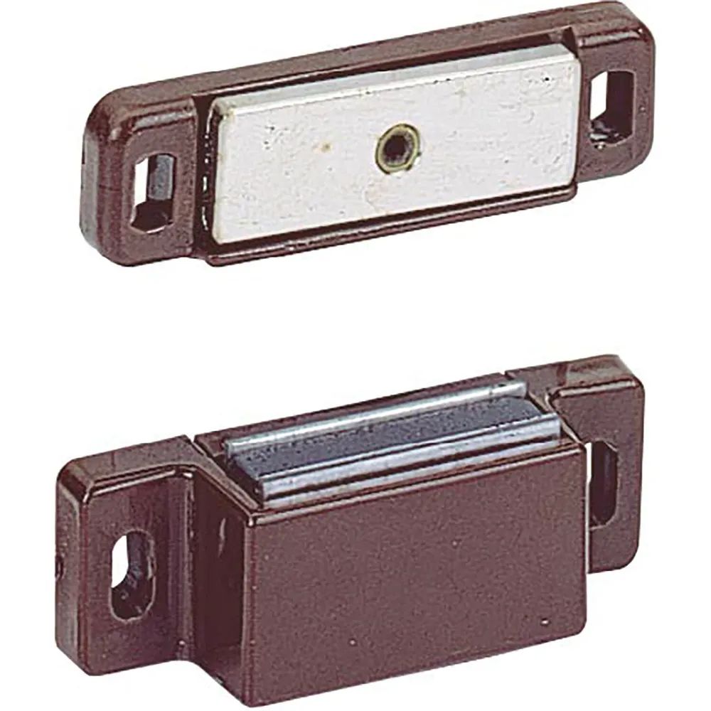 HETTICH Haftmagnetschnapper M74 + Gegenstück, HK 4 kg, KS weiß