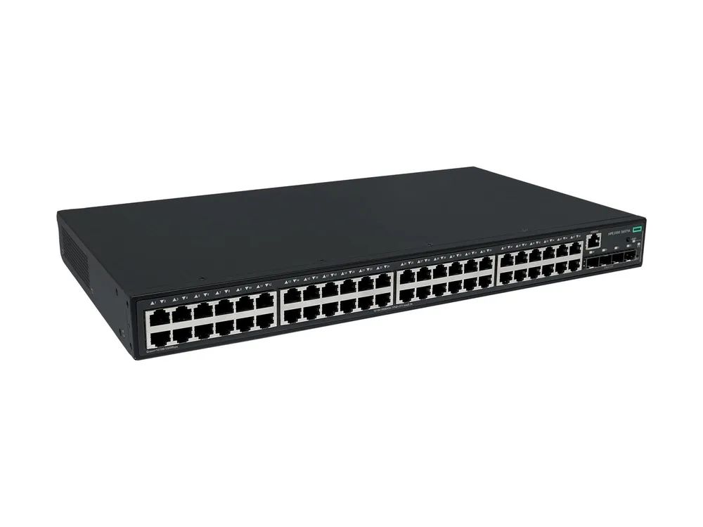 HPE Networking Comware 2050 48p 10/100/1000BASE-T PoE+ 4p SFP 1G/2.5G 410W - Switch - managed - 48 x 10/100/1000Base-T (PoE+)