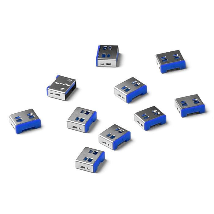 Smart Keeper Basic"USB-A Port" Blocker dunkelblau 10 Stk. - Kabel