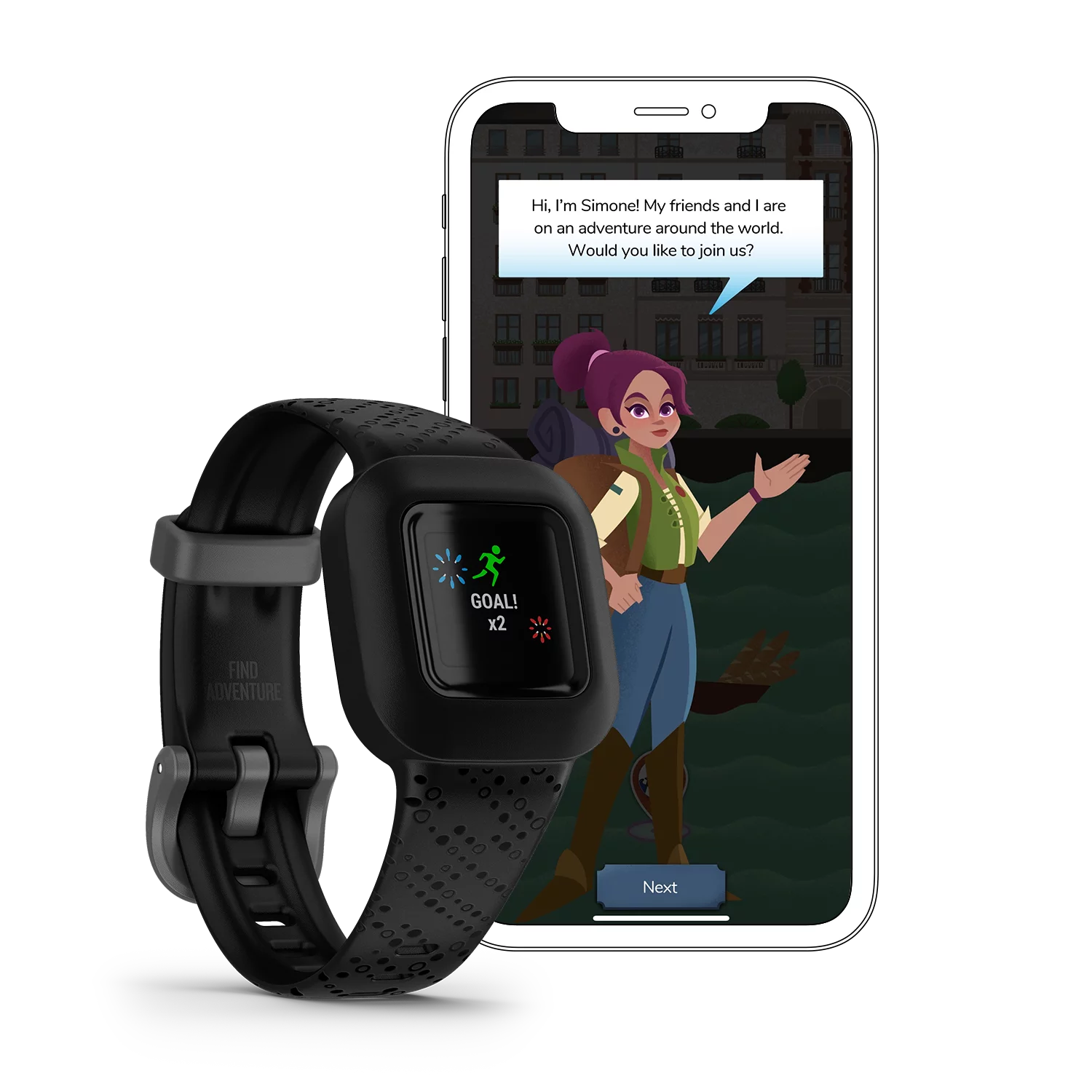 Garmin vívofit jr. 3, Cosmic Black