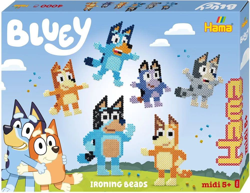 Dan Import HAMA Geschenkp. Bluey 4.000 Perlen
