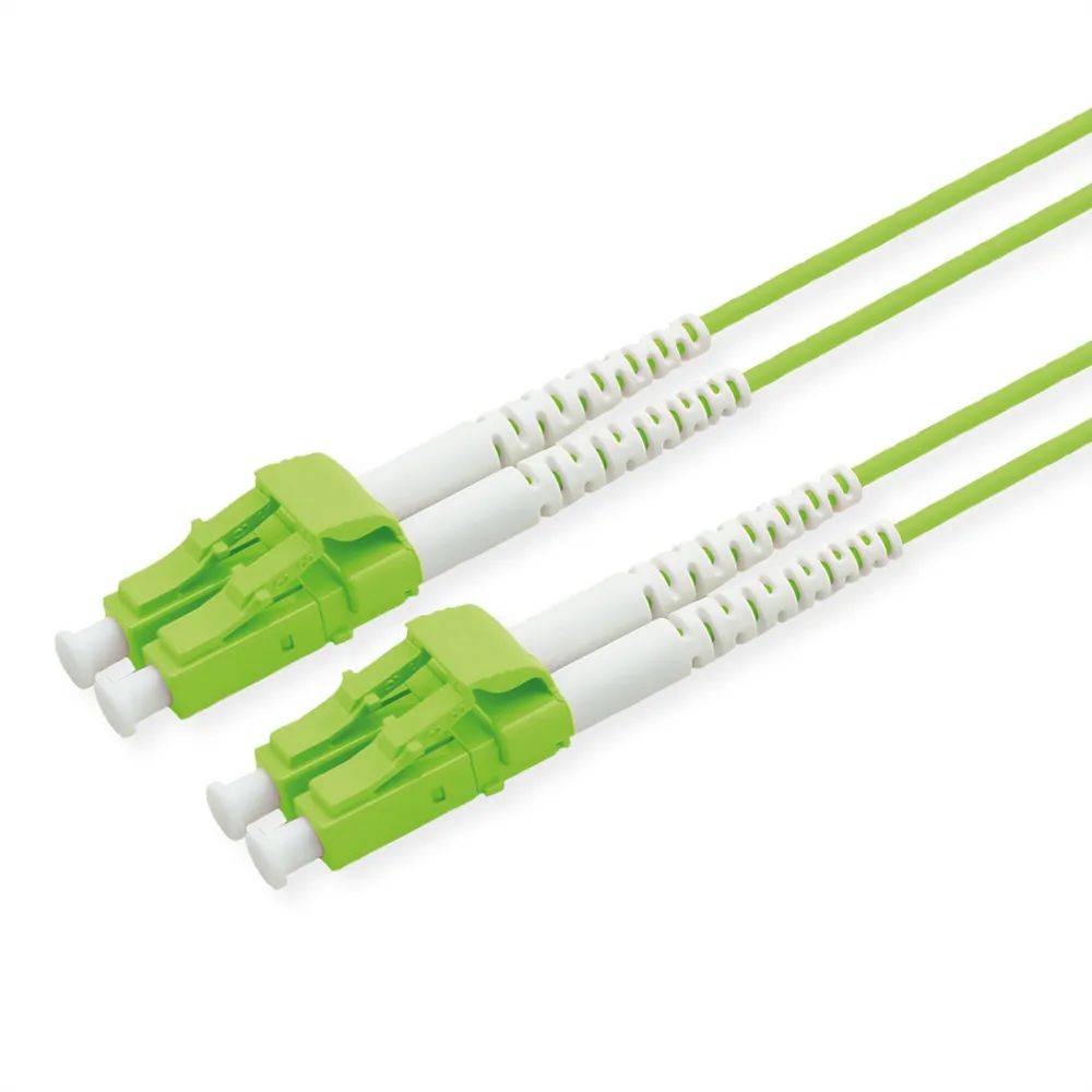 ROLINE LWL-Kabel 50/125µm OM5, LC/LC, LSOH, Low-Loss-Stecker, grün, 5 m