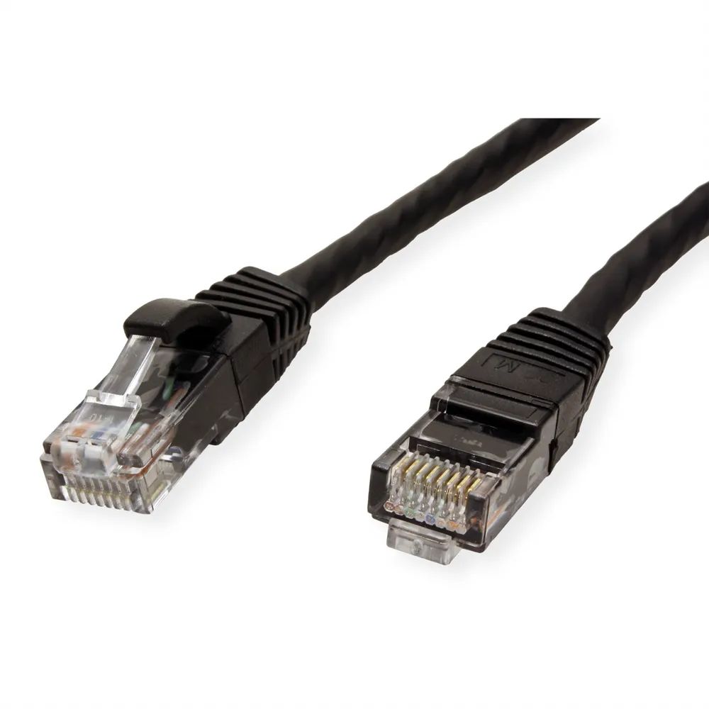 VALUE Patchkabel Cat.6 (Class E) UTP, LSOH, schwarz, 3 m
