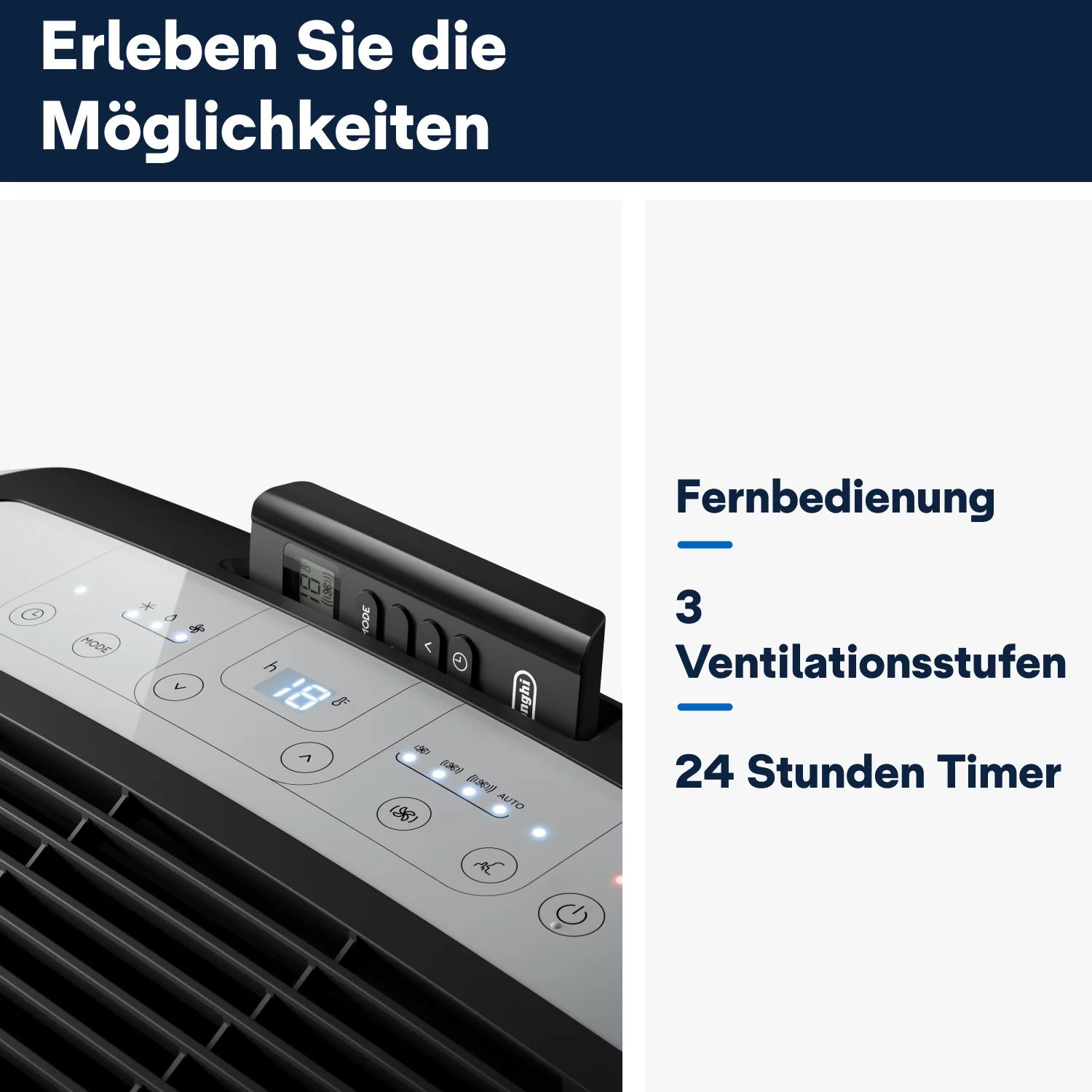 De'Longhi Klimagerät Pinguino PAC EM90K.1 SILENT