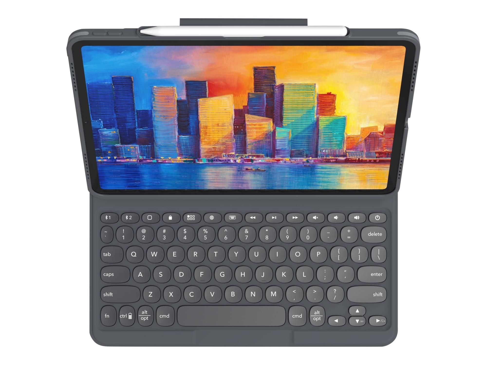 ZAGG Pro Keys - Tastatur und Foliohülle (abnehmbare Tasche)