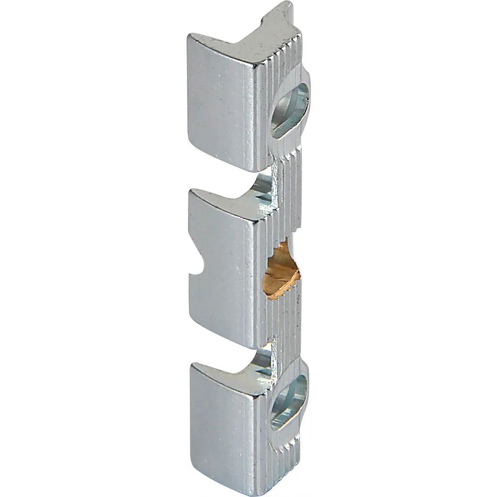 EffEff Aufschraubstück Serie 128, 44,5 x 12 x 8,5 mm, Stahl verzinkt