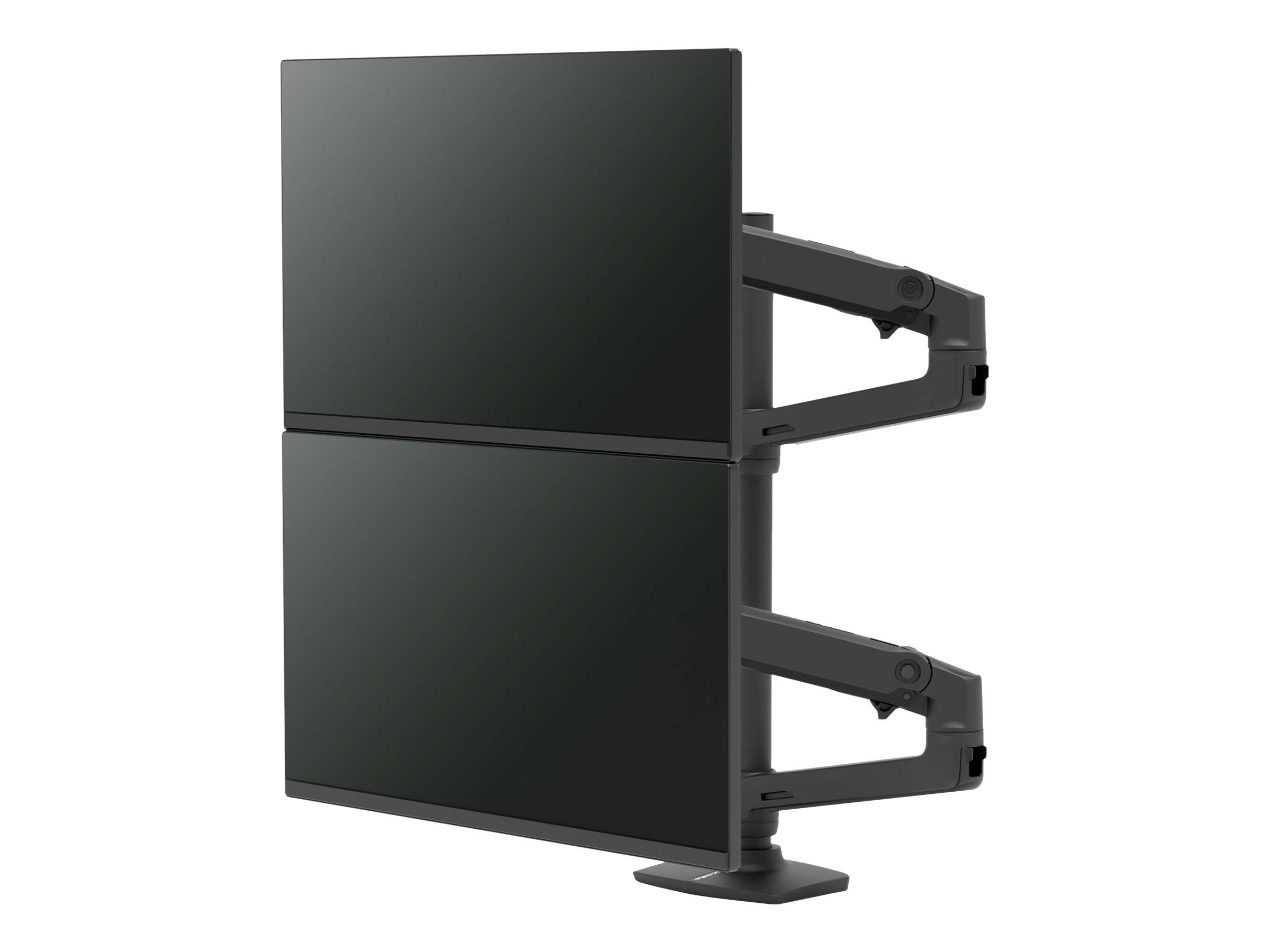 Ergotron LX - Befestigungskit (Doppelarm, hohe Säule) - für 2 LCD-Displays - mattschwarz - Bildschirmgröße: bis zu 101,6 cm (bis zu 40 Zoll)