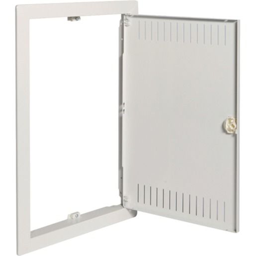 Hager BLENDRAHMEN M.GESCHLITZTER TÜR / HAGER VZ102V RAL9010 2-R. VZ102V