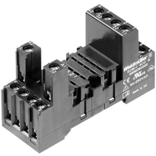 Weidmüller SCM-I 4CO N-S SOCKEL 4X6A 250V / WEIDMÜ 8869390000