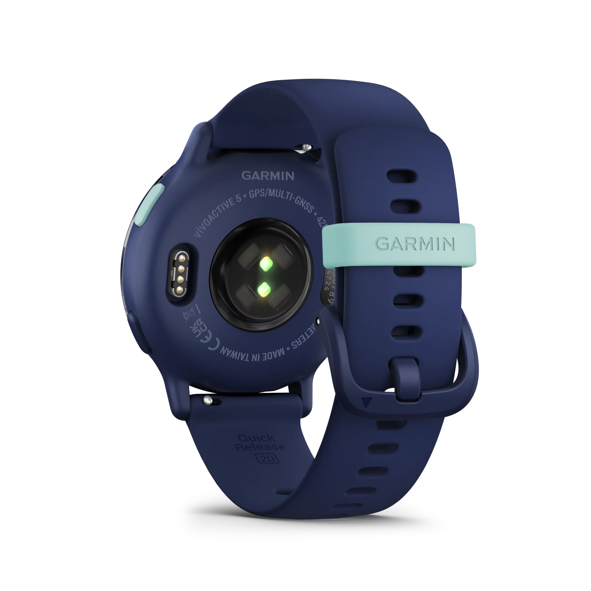 Garmin vivoactive 5 Music, kapitänsblau/blau