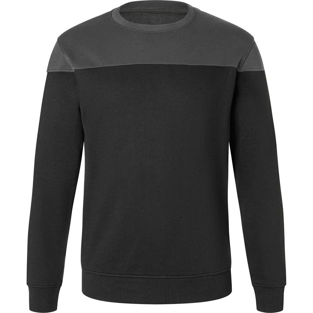 KÜBLER Sweatshirt UV 40 Form 5222 schwarz/dunkelgrau XL