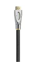 PYTHON Anschlusskabel HDMI 2.0 Kabel 4K2K / UHD 60Hz - 24K vergoldete Kontakte - OFC - Nylongeflecht schwarz - 1m - PYTHON Series