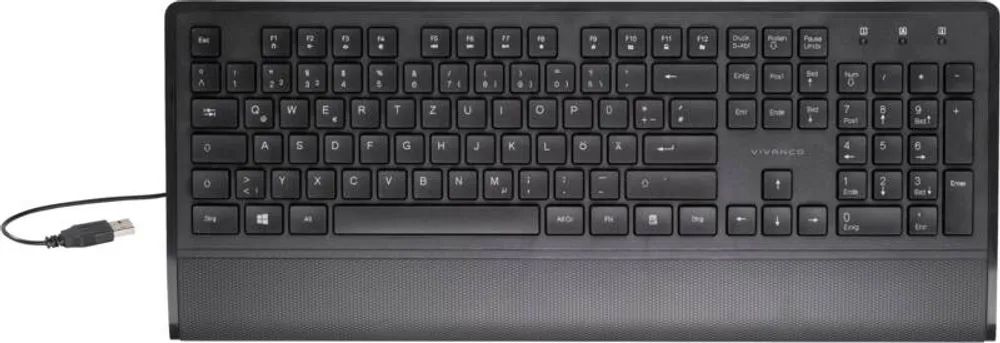 Vivanco Multimedia Keyboard m. Handballenauflage