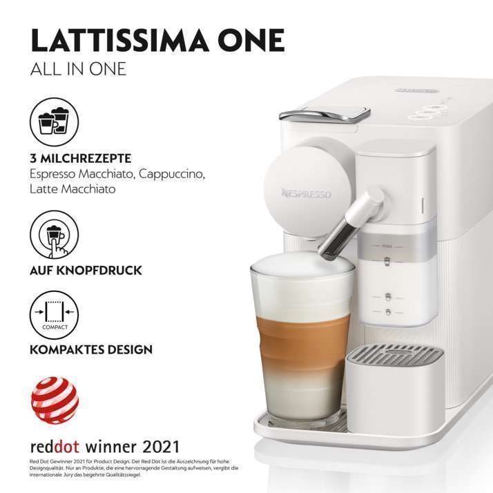 De'Longhi Nespresso Lattissima One Evo EN510.W
