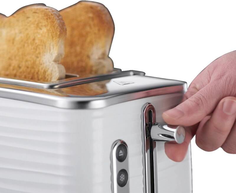 Russell Hobbs Inspire White Toaster