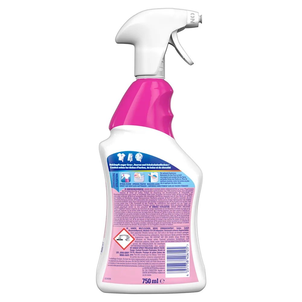 Vanish Multiflecken Vorwaschspray Weiss 750ml