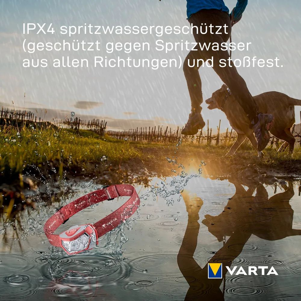 VARTA Outdoor Sports H20 Pro 3AAA mit Batt.