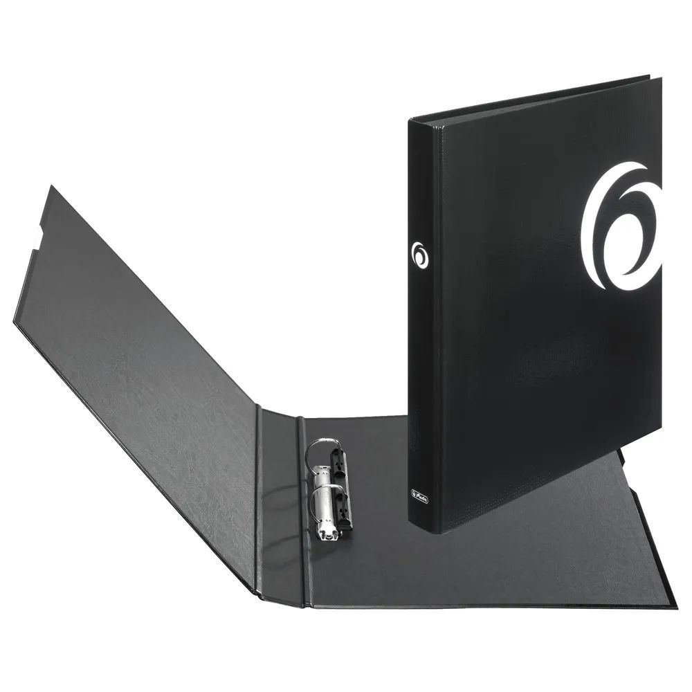 herlitz Ringbuch maX.file, 2-Ring, A4, schwarz, 25 mm