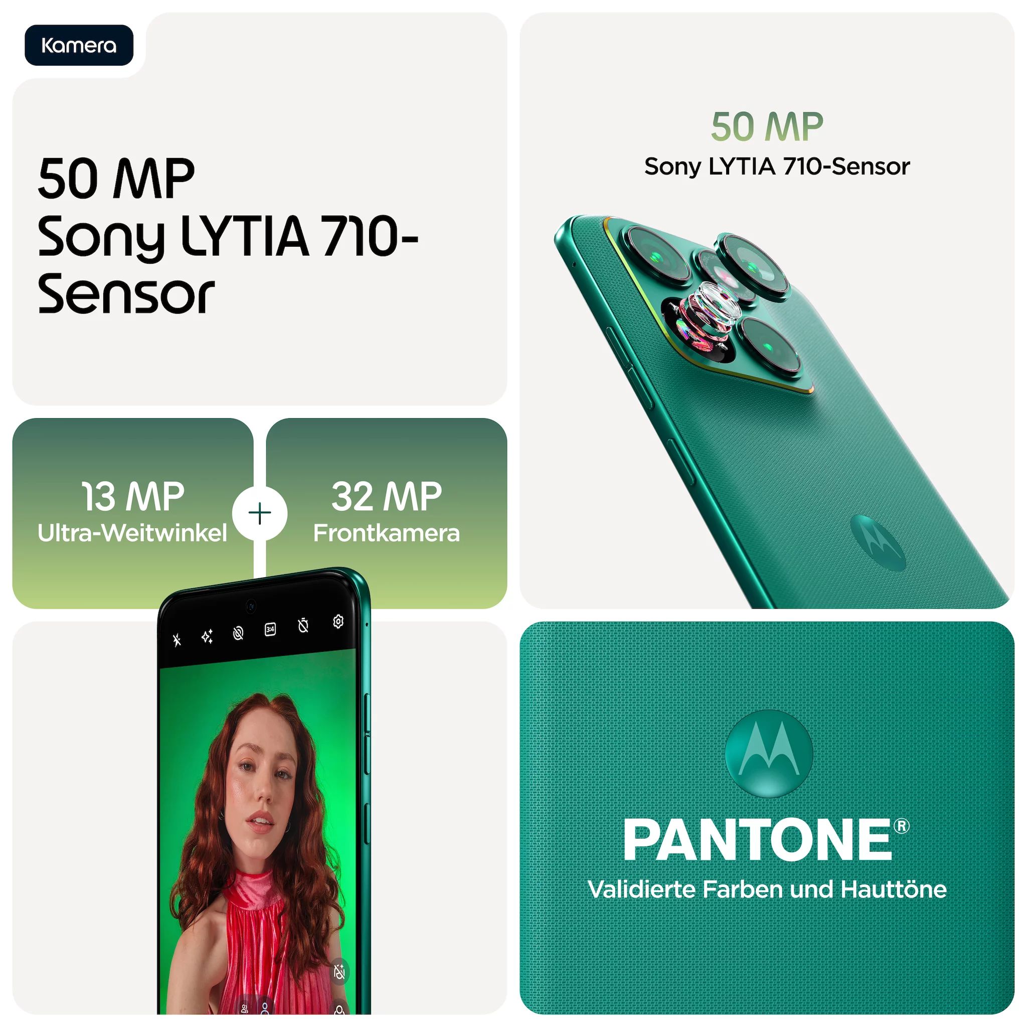 Motorola edge70 Fusion 8/256GB, PANTONE Sporting Green