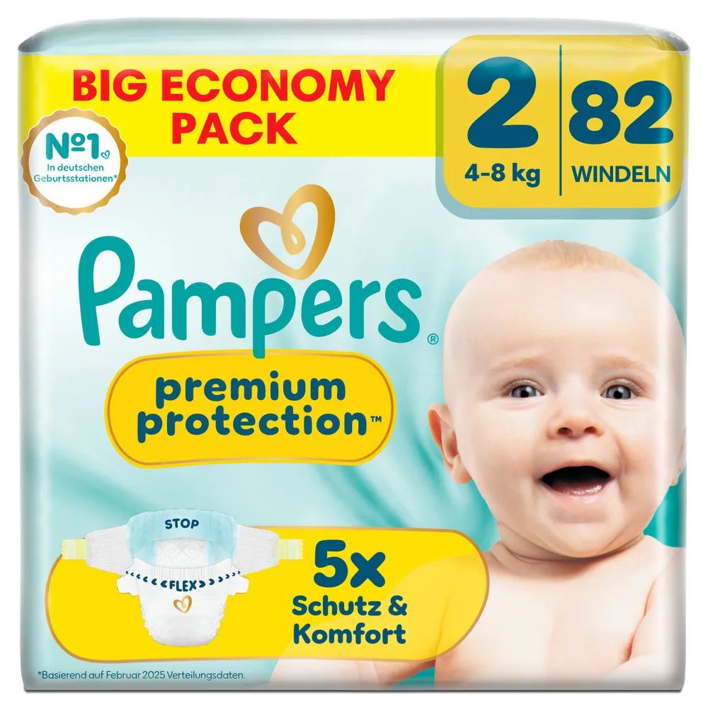 Pampers Premium Protection New Baby Gr.2 Mini 4-8kg Big 