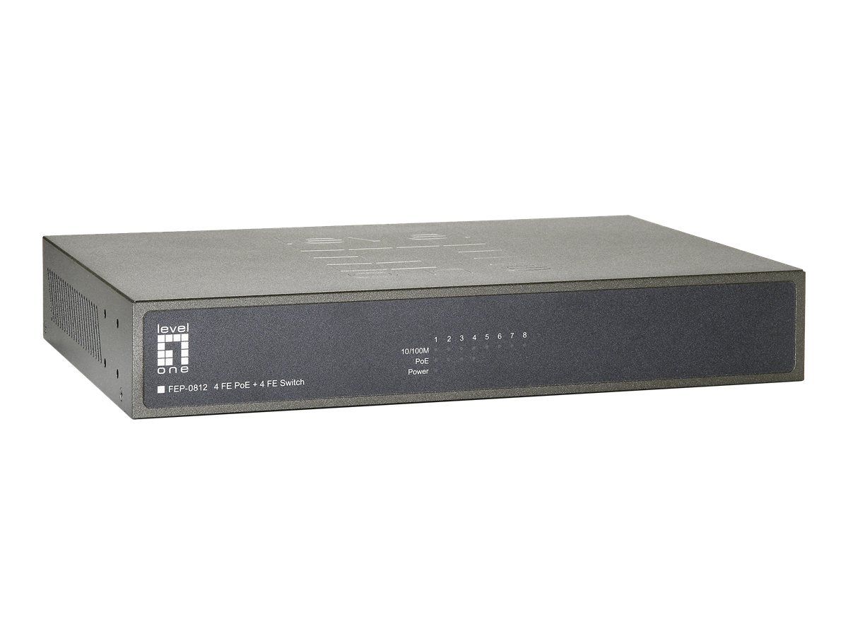 LevelOne FEP-0812 - Switch - unmanaged - 8 x 10/100