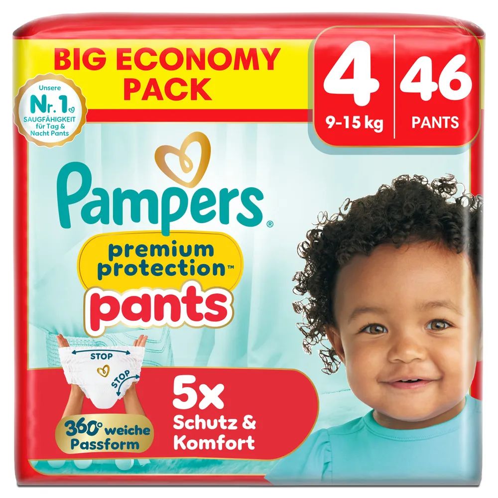 Pampers Premium Protection Pants Gr.4 Maxi 9-15kg Big 