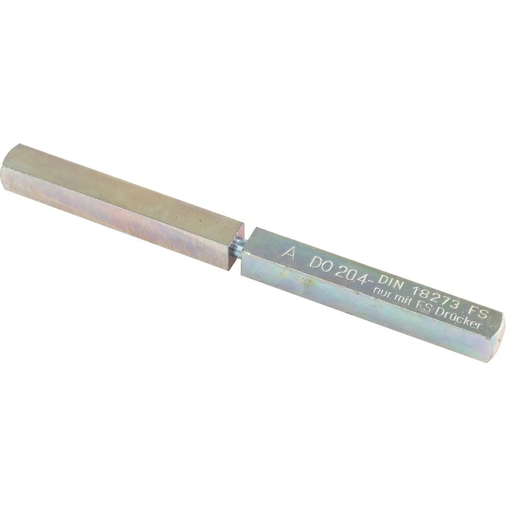 OGRO Drückerstift PR 120 FS - Vierkant: 9 mm, geteilt, 81/81, Stahl verzinkt
