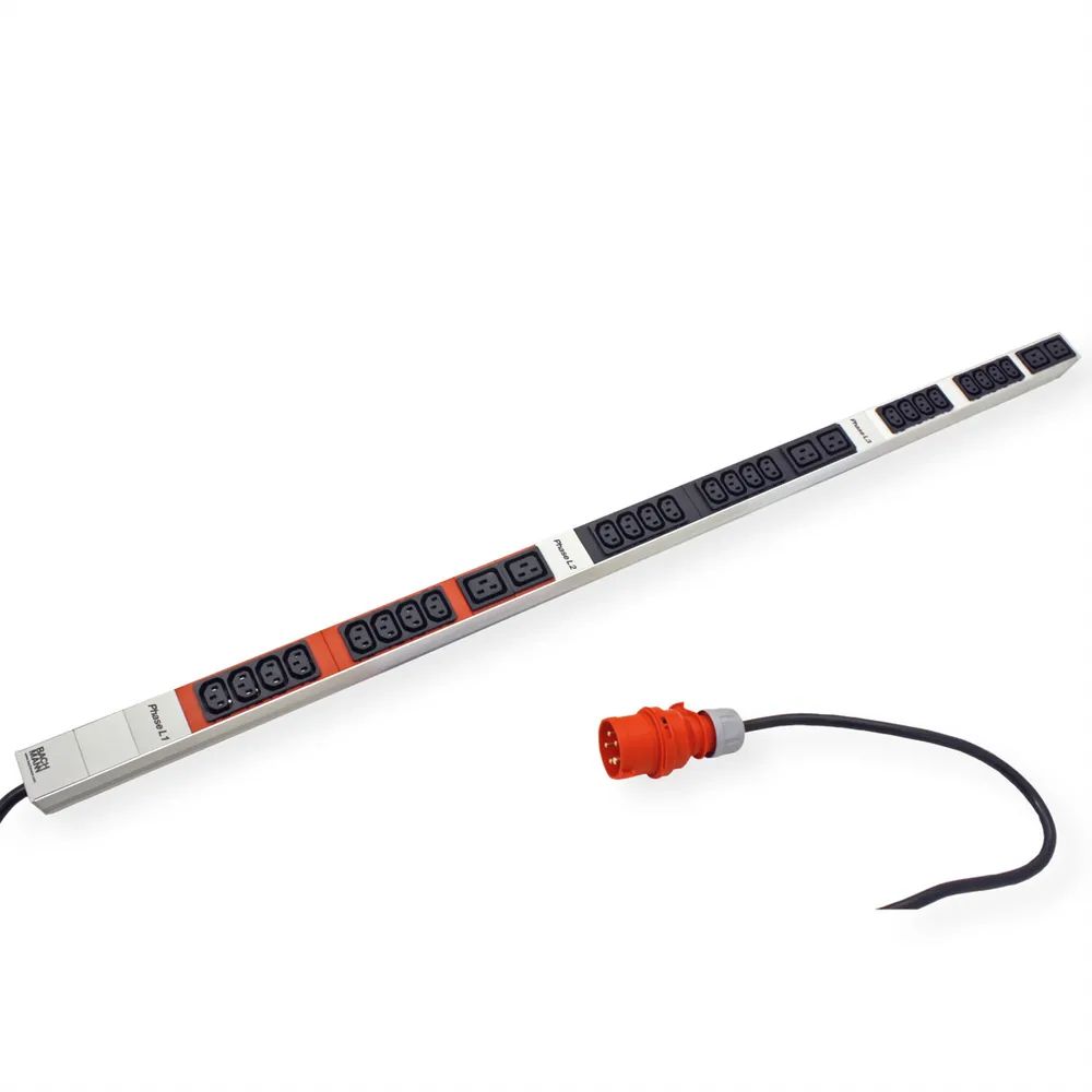 BACHMANN IT PDU Basic 3 x (16 A / 400 V / 50 Hz) 24 x C13 6 x C19)