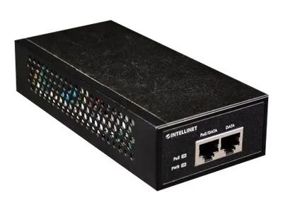 IC Intracom Intellinet Gigabit High-Power PoE+ Injector, 1 x 30 W, IEEE 802.3at/af Power over Ethernet (PoE+/PoE)