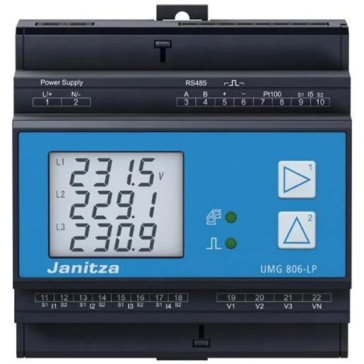 Janitza MULTIFUNKT.ENERGIEANAYLYSATOR / JANITZ UMG 806-LP (UL) 1402042