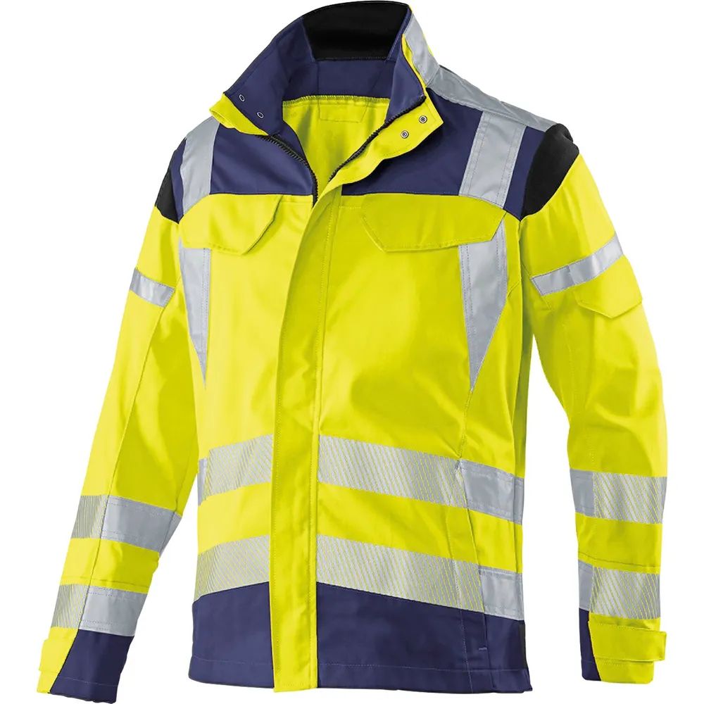 KÜBLER Warnschutzjacke Reflectiq gelb/dunkelblau 54