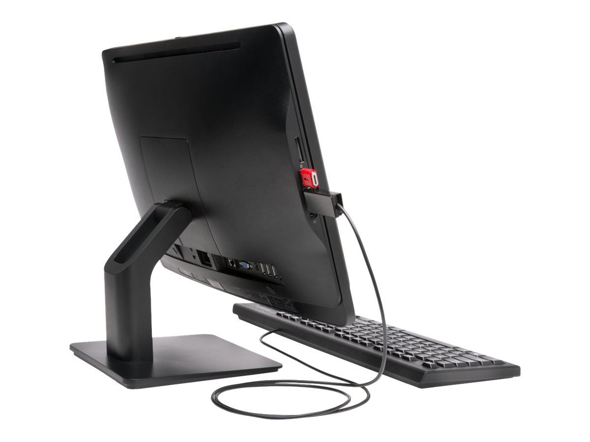 Kensington USB Port Lock with Cable Guard - Square