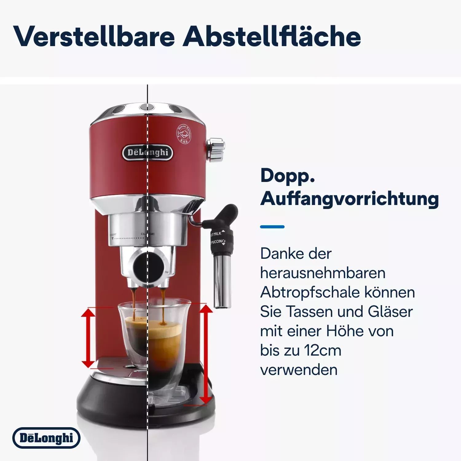 De'Longhi Espressomaschine Dedica EC685.R