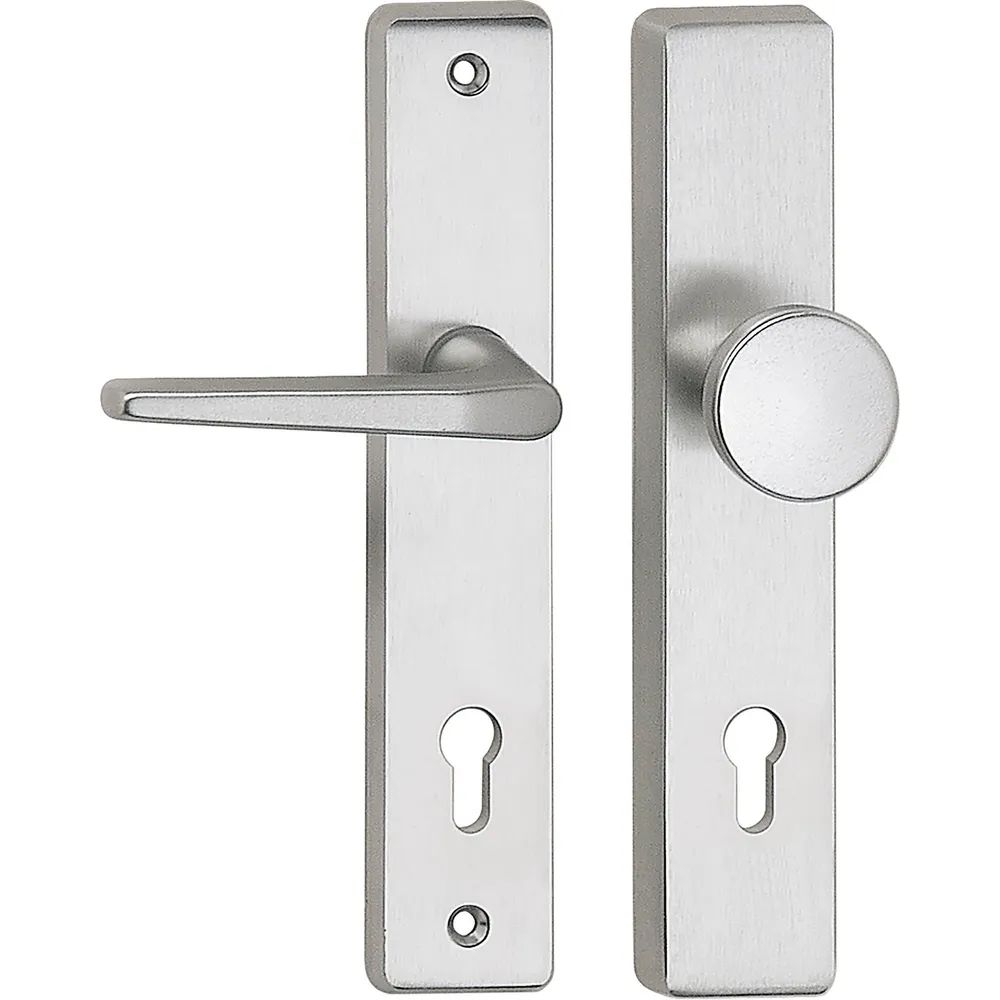 Marchesi SH-Wechselgarnitur RIVA Knopf rund, TS 37-49/64-73, ohne Kzs., silber