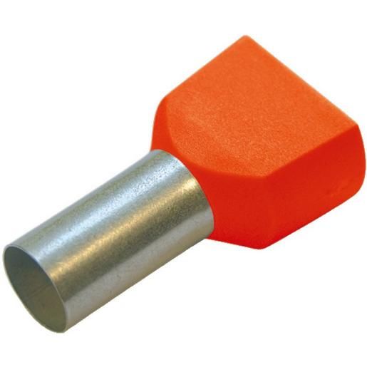 Haupa TWIN-ADERENDHÜLSE 4,0 /12 / HAUPA 273408 ORANGE 273408