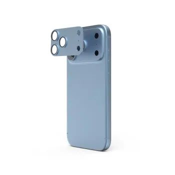 Hama Kameraschutz "Cam Protect Pro" für Apple iPhone 18 Pro, Hellblau