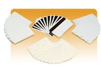 Zebra Polyvinylchlorid (PVC) - 30 mil - weiß - CR-80 Card (85.6 x 54 mm)