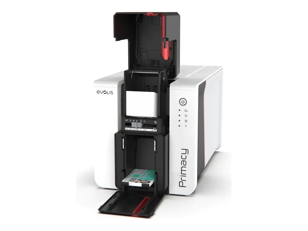 Evolis Primacy 2 Duplex Expert - Plastikkartendrucker - Farbe - Duplex - Farb-Substitution/thermischer Harz beschreibbar - CR-80 Card (85.6 x 54 mm)