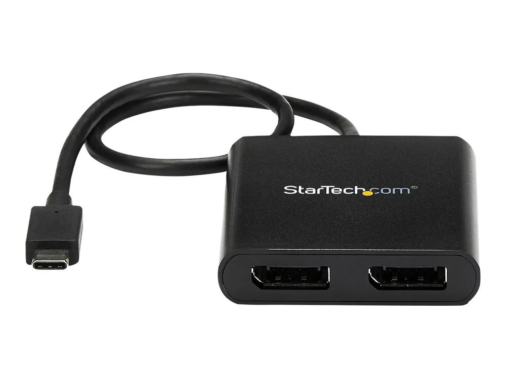 StarTech.com USB-C auf DisplayPort Multi-Monitor Adapter - 2-Port MST Hub - USB C zu 2x DP Open-Box 